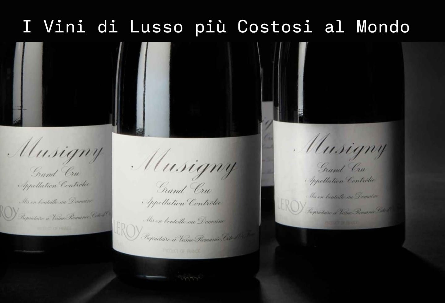 vini di lusso